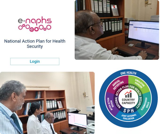 sl-x200624 SriLanka initiated the operational monitoring of the National Action Plan for Health Security (NAPHS)