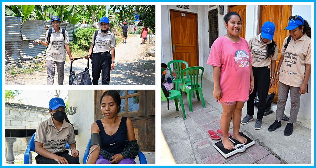 Story-1 An efficient approach to fulfill comprehensive data needs for NCDs and related domains through an integrated survey using digital tools in Timor-Leste